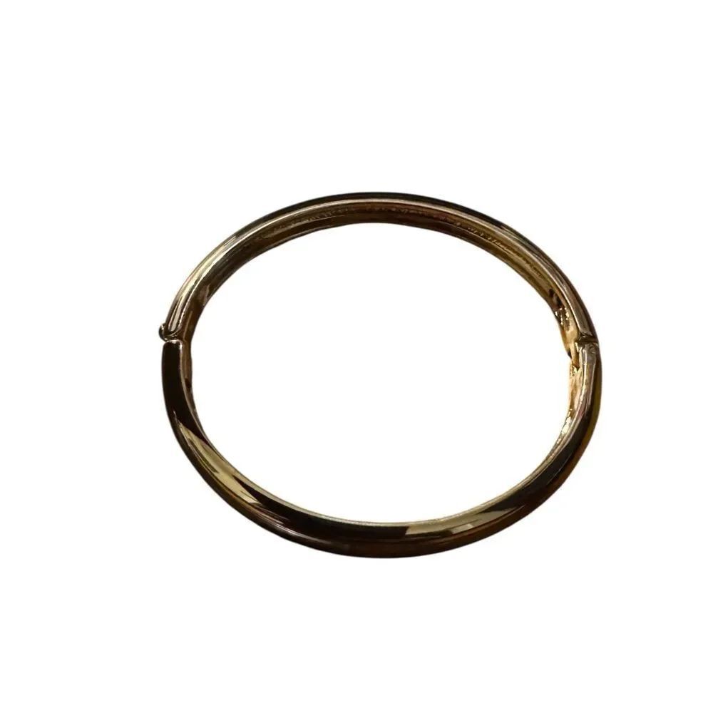 On 34th Silver Tine Bangle Bracelet